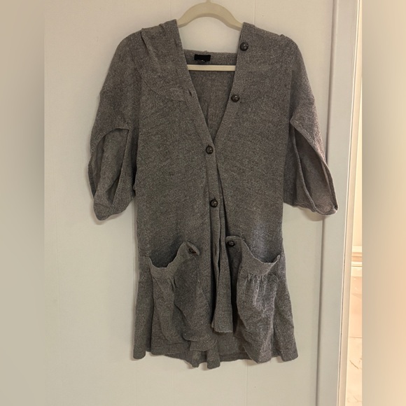 Anna Sui Sweaters - Anna Sui Hooded Poncho Cardigan NWOT